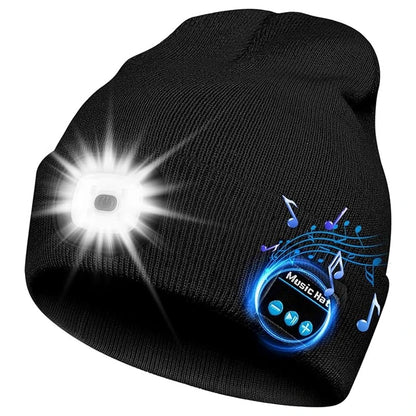 Bluetooth LED Music Beanie