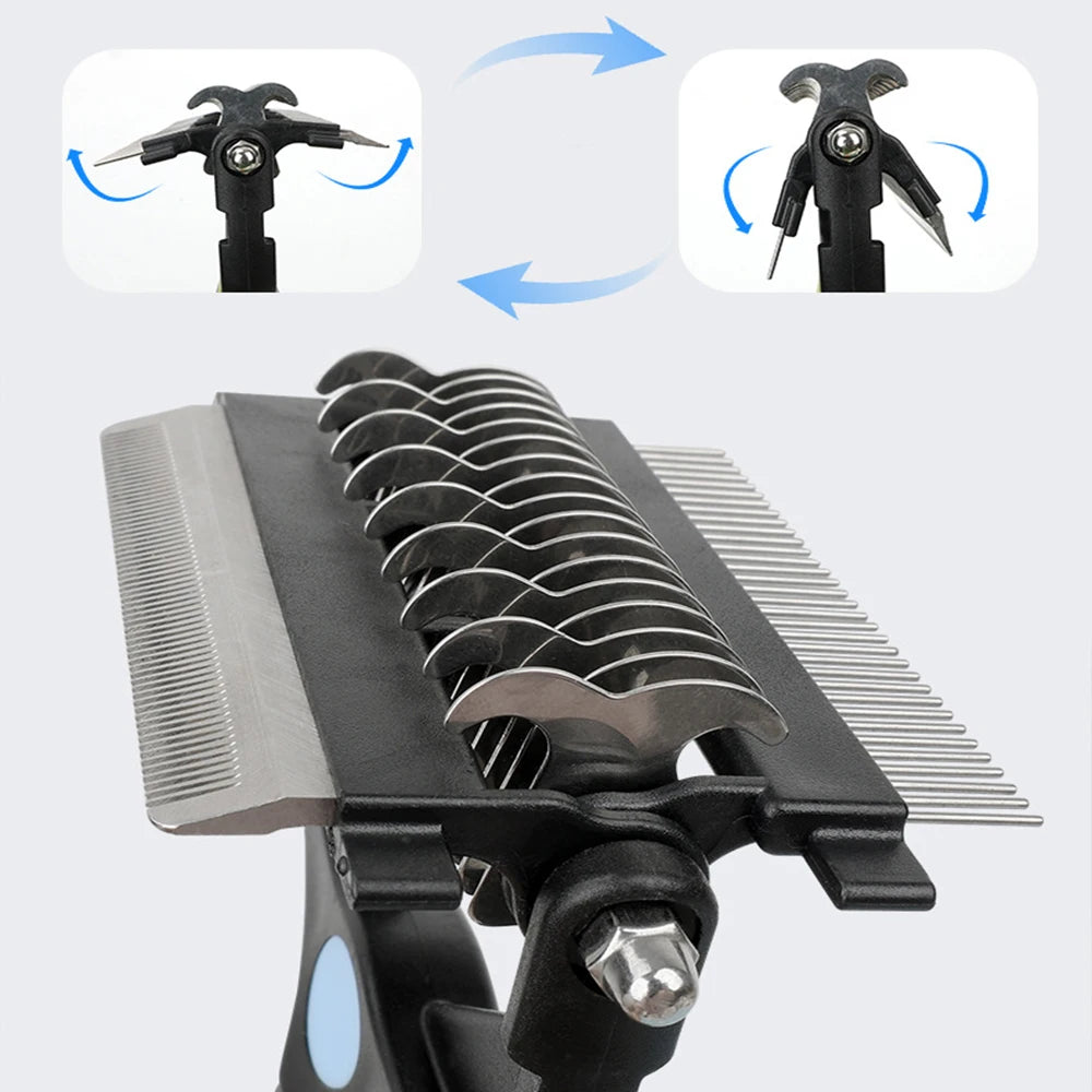 3-in-1 Pet Grooming Brush